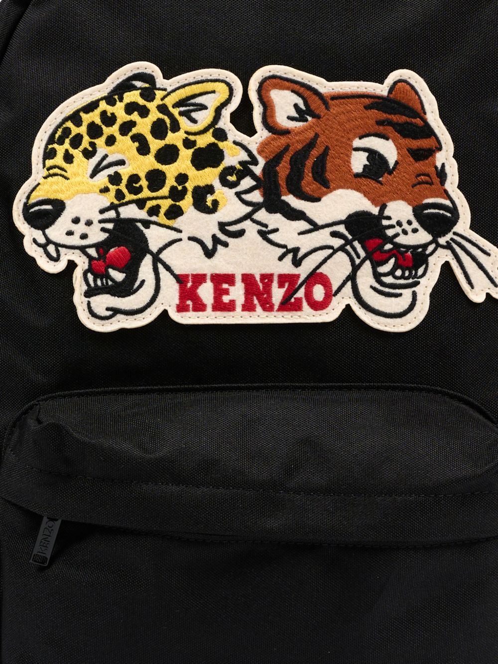 Zaino per bambino Kenzo Kids nero con dettaglio Animal Fantasy K62155 09B KENZO KIDS 
