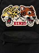 Zaino per bambino Kenzo Kids nero con dettaglio Animal Fantasy K62155 09B KENZO KIDS 