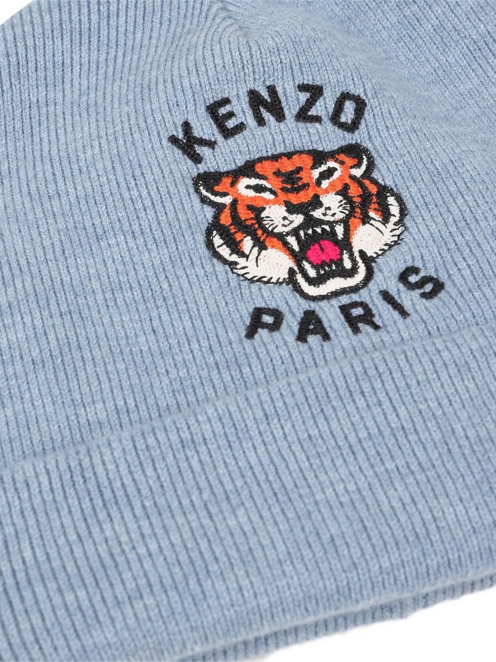 Berretto per bambino Kenzo Kids azzurro con logo sul davanti K62156 77E KENZO KIDS 