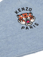Berretto per bambino Kenzo Kids azzurro con logo sul davanti K62156 77E KENZO KIDS 