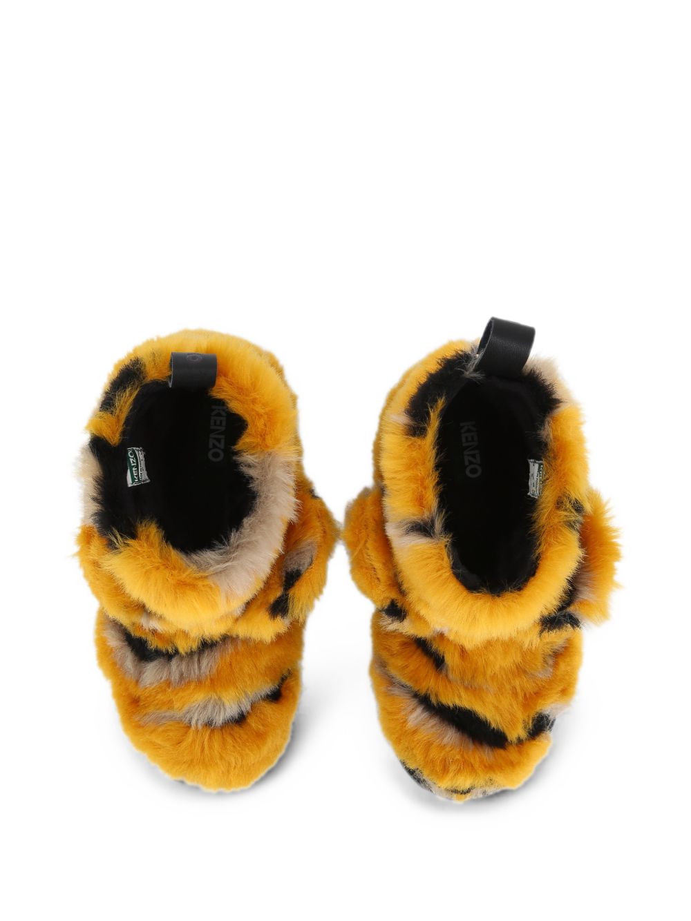 Stivali per bambina Kenzo Kids gialli con stampa animalier K62165 T90 KENZO KIDS 