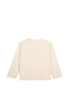 T-shirt per bambino Kenzo Kids beige con stampa Tigri sul davanti K62169 21G KENZO KIDS 
