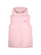 Giubbino per bambina Kenzo Kids rosa imbottito con due tasche laterali a filetto K62174 44F KENZO KIDS 