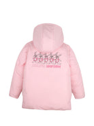 Giubbino per bambina Kenzo Kids rosa imbottito con due tasche laterali a filetto K62174 44F KENZO KIDS 