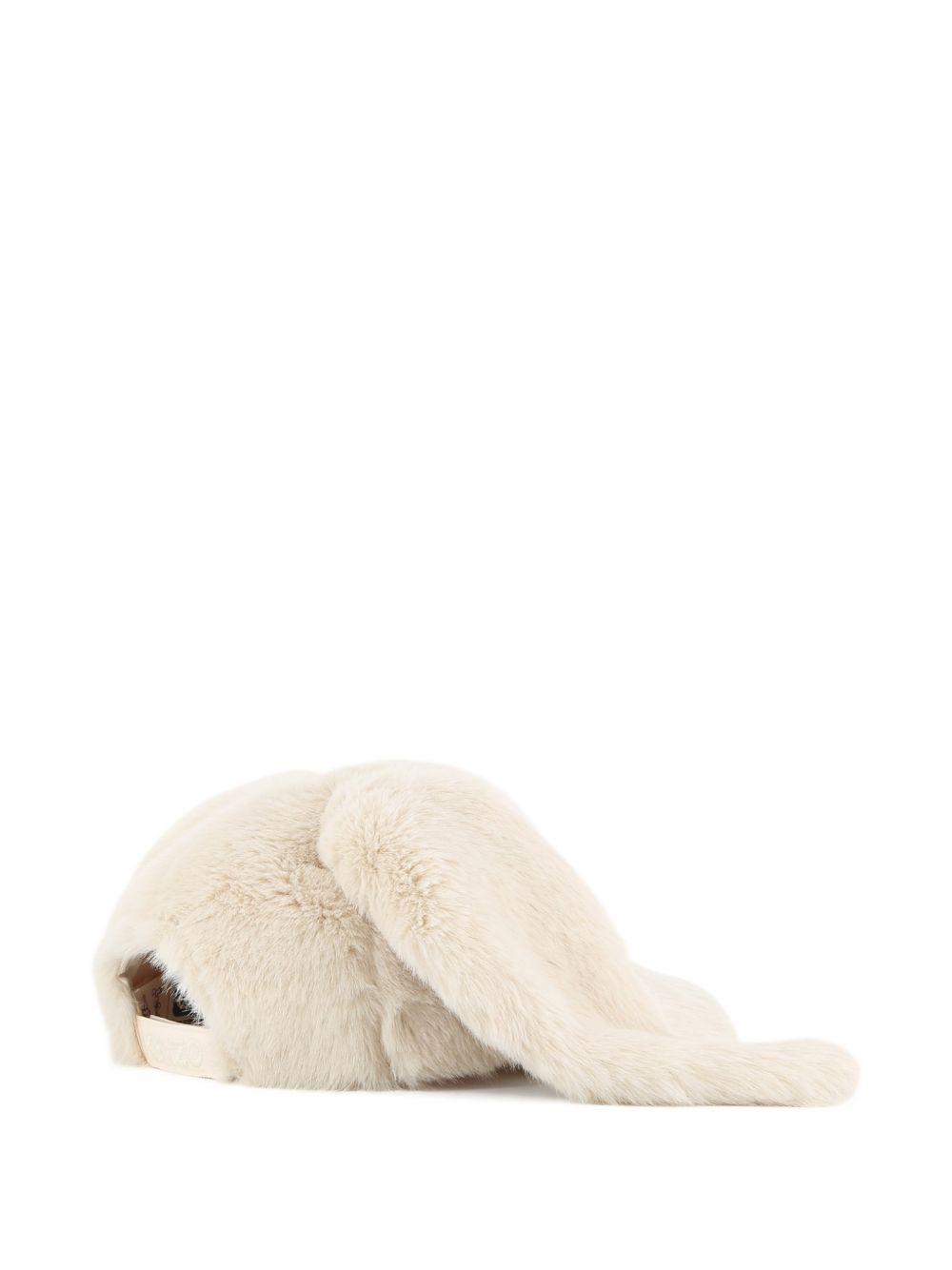Cappello per bambino Kenzo Kids beige in pelliccia sintetica K62176 21G KENZO KIDS 
