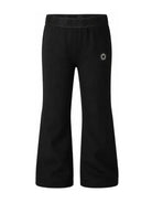 Pantaloni svasati per bambina Kenzo Kids neri con applicazione Boke Flower K62187 09B KENZO KIDS 
