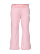 Pantaloni svasati per bambina Kenzo Kids rosa con applicazione Boke Flower K62187 44F KENZO KIDS 