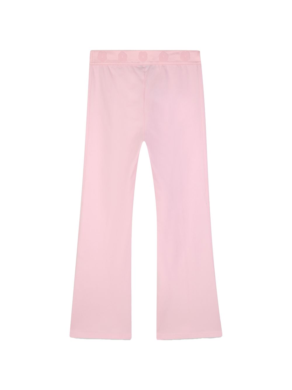 Pantaloni svasati per bambina Kenzo Kids rosa con applicazione Boke Flower K62187 44F KENZO KIDS 
