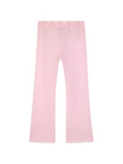 Pantaloni svasati per bambina Kenzo Kids rosa con applicazione Boke Flower K62187 44F KENZO KIDS 