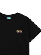 T-shirt per bambino Kenzo Kids nera con logo sul davanti K62238 09B KENZO KIDS 