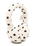 Paraorecchie per bambina Konges Slojd Kids bianco a pois KS105718 P30119 KONGES SLOJD KIDS 