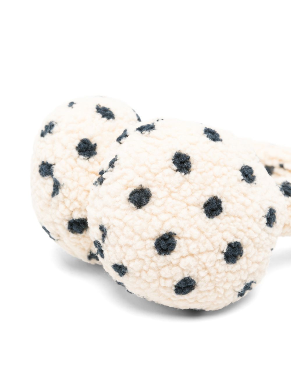 Paraorecchie per bambina Konges Slojd Kids bianco a pois KS105718 P30119 KONGES SLOJD KIDS 