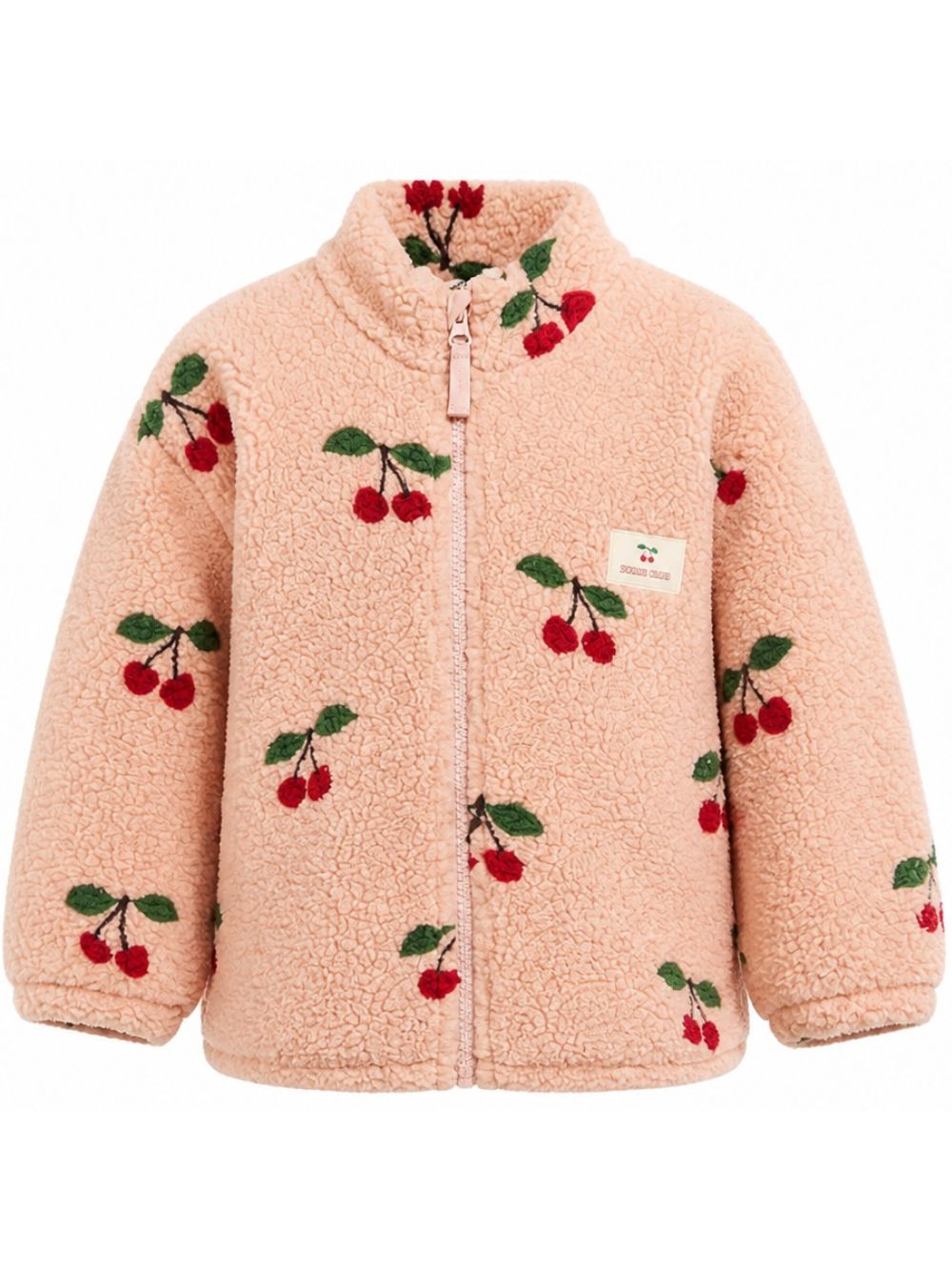 Giubbino per bambina Konges Slojd  Kids rosa con stampa cherry KS105720 P00050 KONGES SLOJD KIDS 