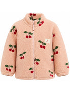 Giubbino per bambina Konges Slojd  Kids rosa con stampa cherry KS105720 P00050 KONGES SLOJD KIDS 