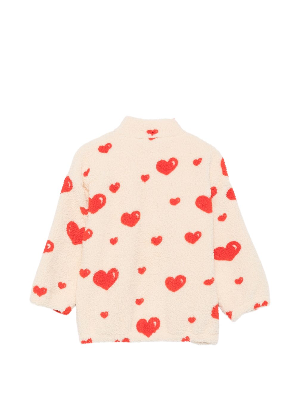 Giubbino per bambina Konges Slojd Kids bianco con stmpa a cuori KS105720 P15098 KONGES SLOJD KIDS 