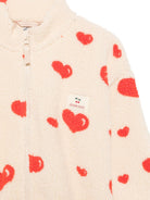 Giubbino per bambina Konges Slojd Kids bianco con stmpa a cuori KS105720 P15098 KONGES SLOJD KIDS 