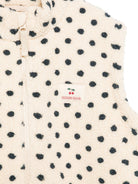 Gilet per bambina Konges Slojd Kids beige con stampa a pois KS105722 P30119 KONGES SLOJD KIDS 