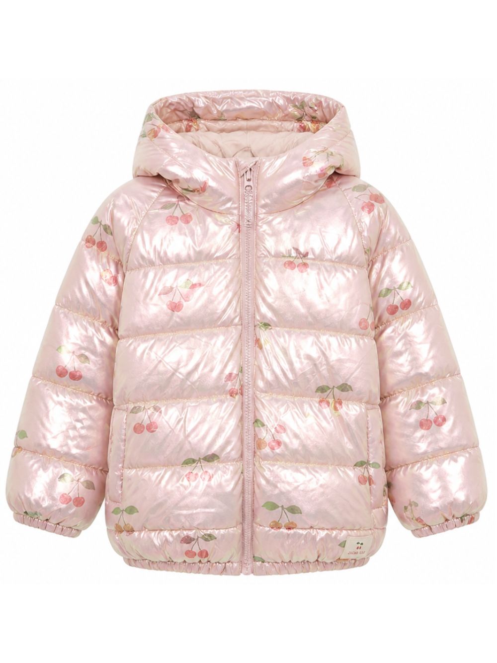 Giubbino per bambina Konges Slojd  Kids rosa finitura metallizzata KS105736 P00049 KONGES SLOJD KIDS 