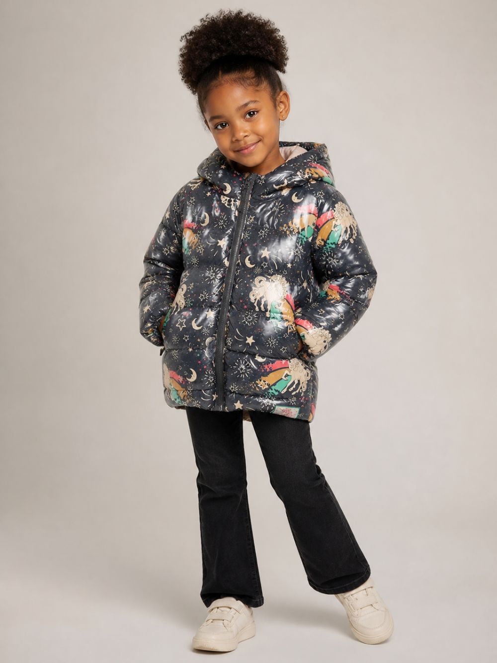 Giubbino per bambina Konges Slojd  Kids multicolor stampa unicorno KS105736 P20039 KONGES SLOJD KIDS 