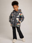 Giubbino per bambina Konges Slojd  Kids multicolor stampa unicorno KS105736 P20039 KONGES SLOJD KIDS 