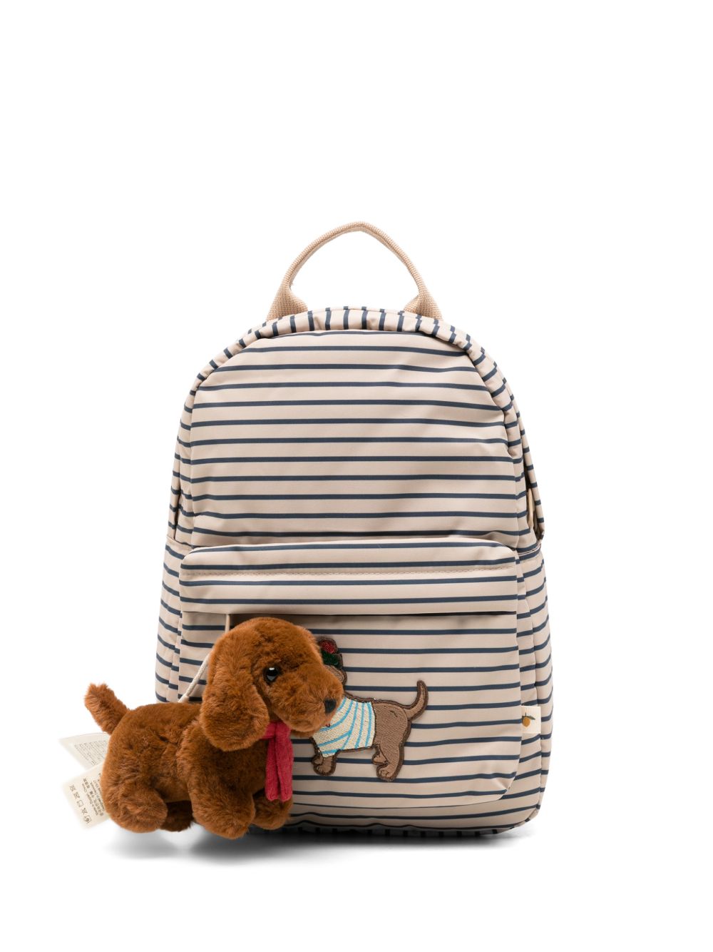 Zaino per bambini Konges Slojd Kids beige con motivo a righe orizzontali KS105745 P25148 KONGES SLOJD KIDS 