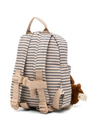 Zaino per bambini Konges Slojd Kids beige con motivo a righe orizzontali KS105745 P25148 KONGES SLOJD KIDS 