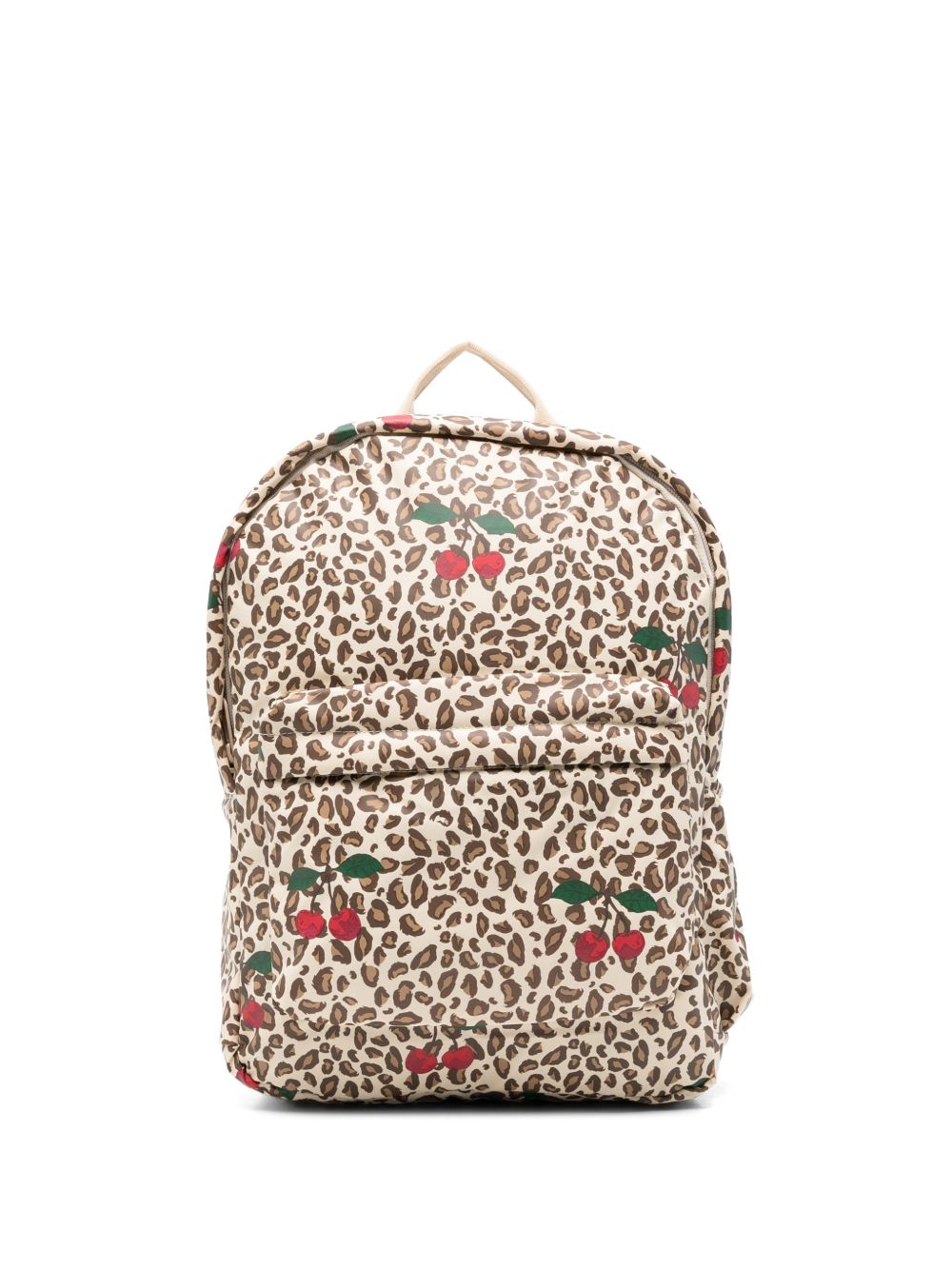 Zaino per bambina Konges Slojd beige con stampa leopardata KS105756 P30123 KONGES SLOJD KIDS 
