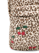 Zaino per bambina Konges Slojd beige con stampa leopardata KS105756 P30123 KONGES SLOJD KIDS 