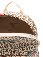 Zaino per bambina Konges Slojd beige con stampa leopardata KS105756 P30123 KONGES SLOJD KIDS 