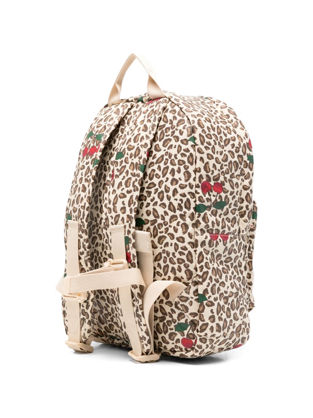 Zaino per bambina Konges Slojd beige con stampa leopardata KS105756 P30123 KONGES SLOJD KIDS 