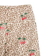 Tuta da neve Rainy Palme per bambina Konges Slojd marrone con stampa grafica animalier KS105764 P30123 KONGES SLOJD KIDS 