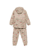 Tuta da neve Rainy Palme per bambina Konges Slojd marrone con stampa grafica animalier KS105764 P30123 KONGES SLOJD KIDS 