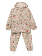 Tuta da neve Rainy Palme per bambina Konges Slojd marrone con stampa grafica animalier KS105764 P30123 KONGES SLOJD KIDS 