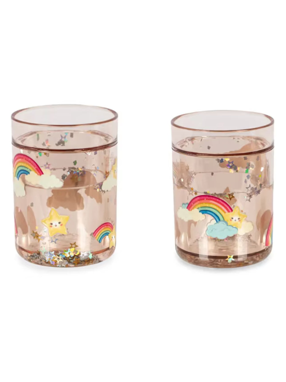 Set di due tazze per bambina Konges Slojd Kids rosa con decorazione glitter KS105837 P10196 KONGES SLOJD KIDS 