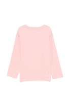 Set due t-shirt per bambina Konges Slojd Kids beige e rosa con dettaglio logo KS105846 M00215 KONGES SLOJD KIDS 