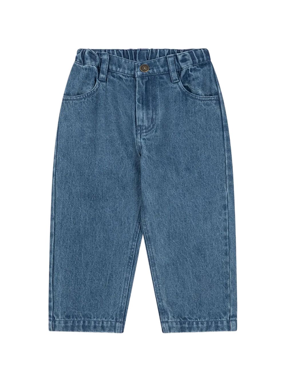 Pantaloni per bambino Konges Slojd Kids azzurri con vita elasticizzata KS105973 DENIM BLUE KONGES SLOJD KIDS 