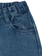Pantaloni per bambino Konges Slojd Kids azzurri con vita elasticizzata KS105973 DENIM BLUE KONGES SLOJD KIDS 