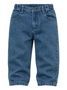 Pantaloni per bambino Konges Slojd Kids azzurri con vita elasticizzata KS105973 DENIM BLUE KONGES SLOJD KIDS 