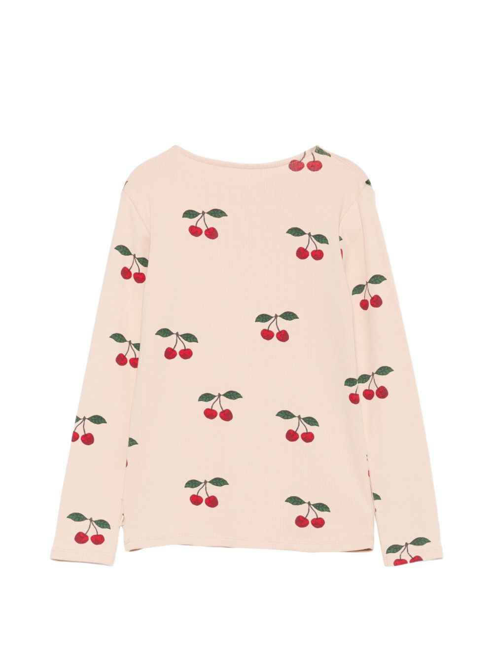 T-shirt per bambina Konges Slojd Kids rosa con ricamo cherry KS105983 P00049 KONGES SLOJD KIDS 