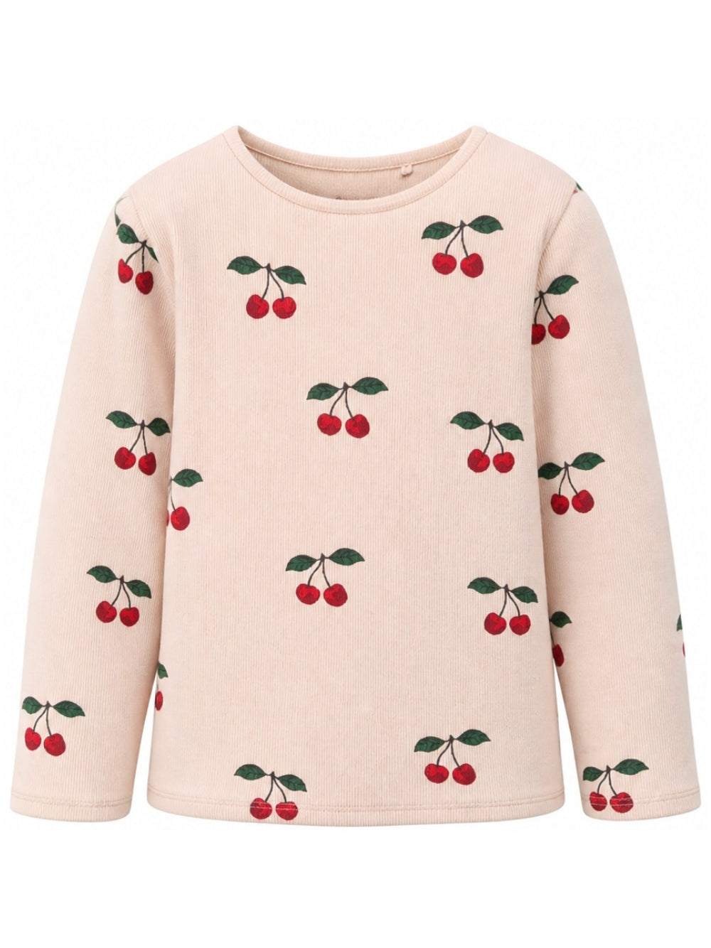 T-shirt per bambina Konges Slojd Kids rosa con ricamo cherry KS105983 P00049 KONGES SLOJD KIDS 