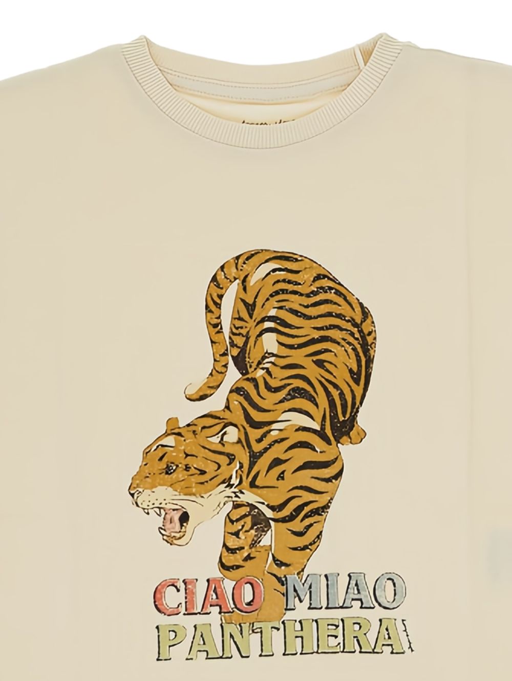 T-shirt per bambino Konges Sløjd Kids bianca con stampa animali KS106018 S00003 KONGES SLOJD KIDS 