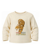 T-shirt per bambino Konges Sløjd Kids bianca con stampa animali KS106018 S00003 KONGES SLOJD KIDS 