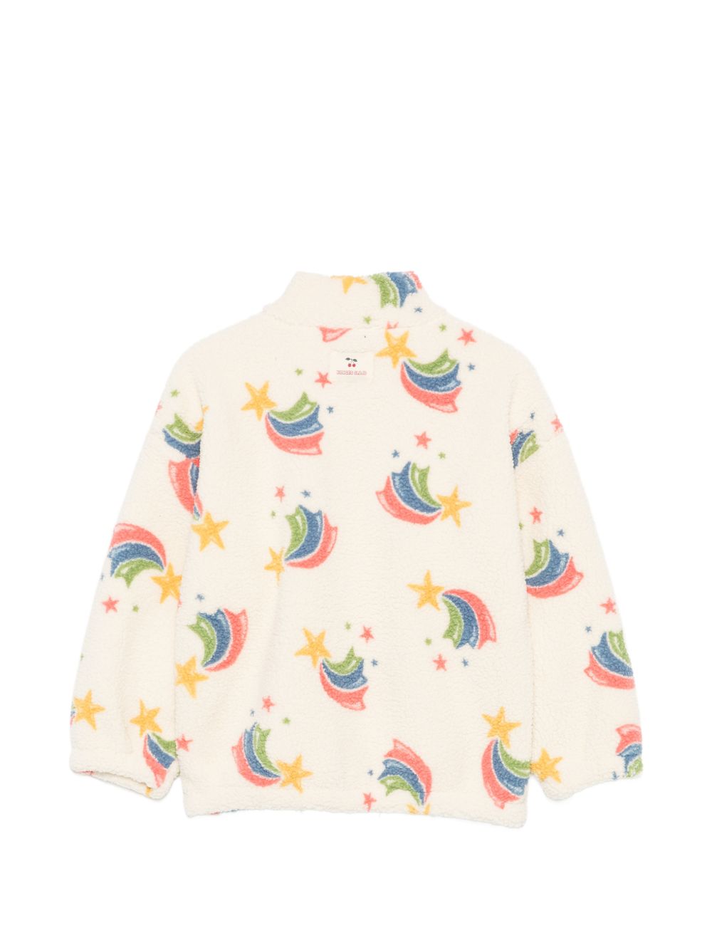 Felpa per bambina Konges Slojd beige con stampa grafica all-over KS106047 P20037 KONGES SLOJD KIDS 