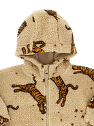 Giacca per bambino Konges Slojd beige effetto teddy con stampa tigre KS106048 P10098 KONGES SLOJD KIDS 