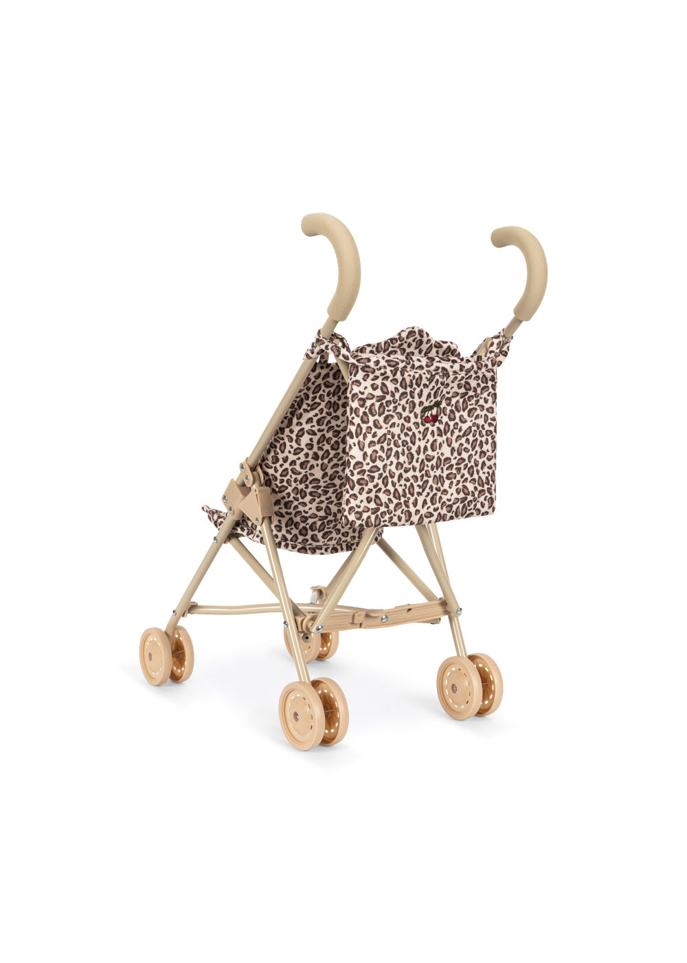 Passeggino per bambole per bambina Konges Slojd Kids marrone con stampa animalier KS106098 P99077 KONGES SLOJD KIDS 