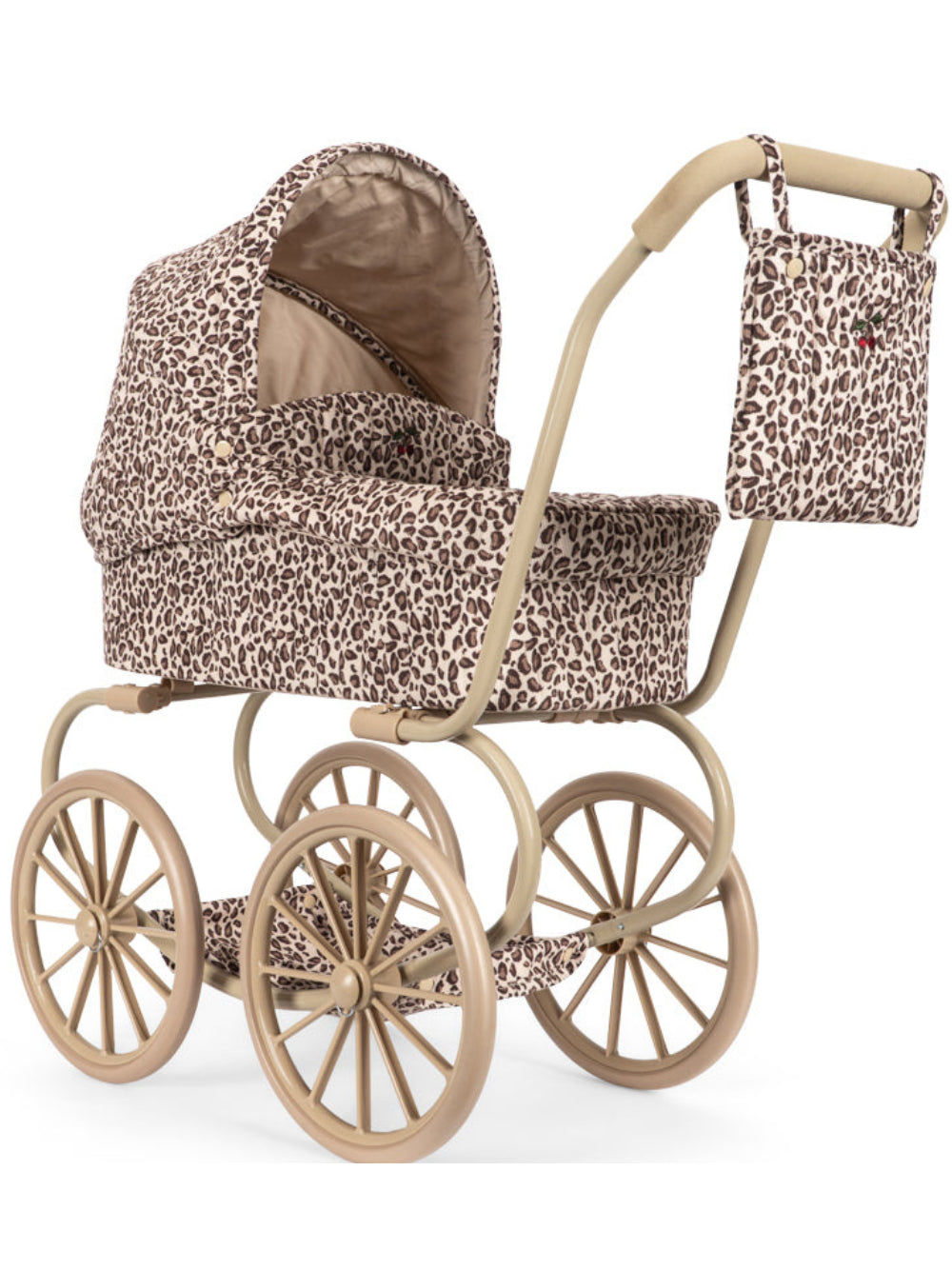 Carrozzina per le bambole Konges Slojd Kids marrone con stampa animalier KS106099 P99077 KONGES SLOJD KIDS 