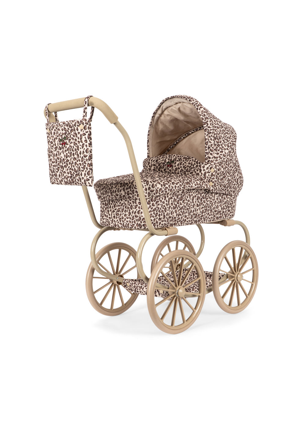 Carrozzina per le bambole Konges Slojd Kids marrone con stampa animalier KS106099 P99077 KONGES SLOJD KIDS 