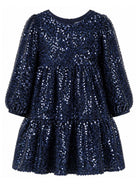 Abito per bambina Konges Slojd Kids blu con decorazione con paillettes KS106100 S15080 KONGES SLOJD KIDS 