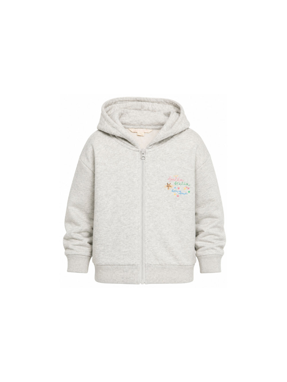 Felpa per bambina Konges Slojd Kids grigia con stampa grafica KS106105 S40004 KONGES SLOJD KIDS 