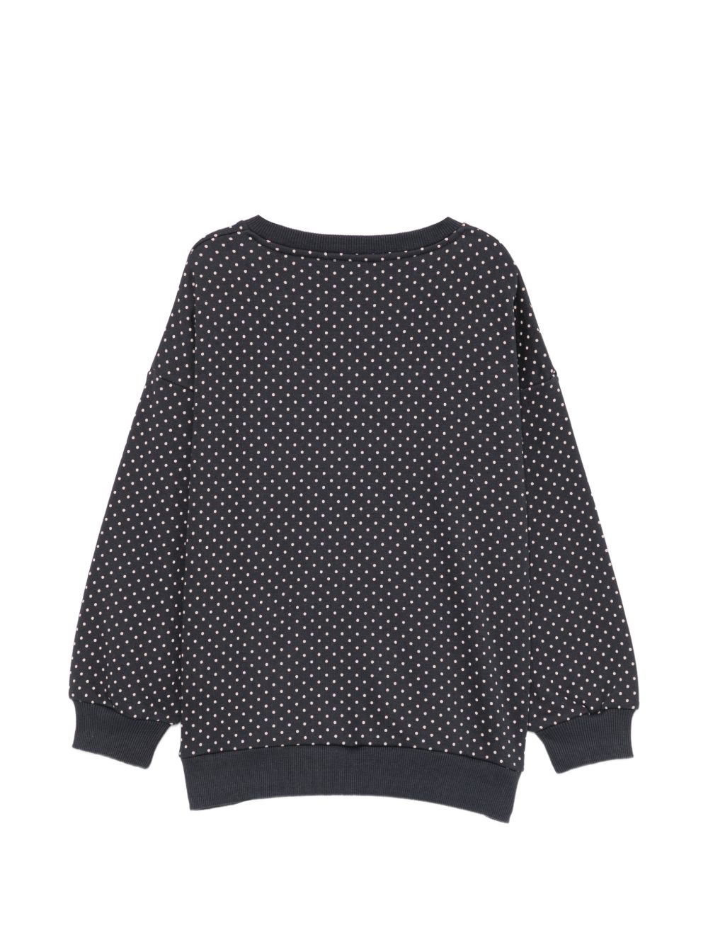 Felpa per bambina Konges Slojd Kids blu con motivo a ciliegie sul davanti KS106113 P30132 KONGES SLOJD KIDS 